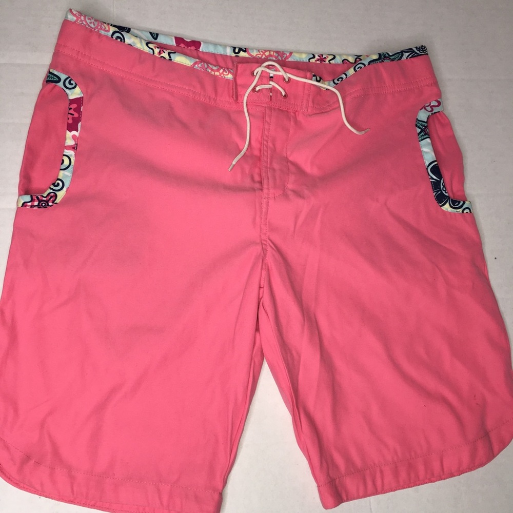 REI board shorts coral colored girl’s xl UPF50